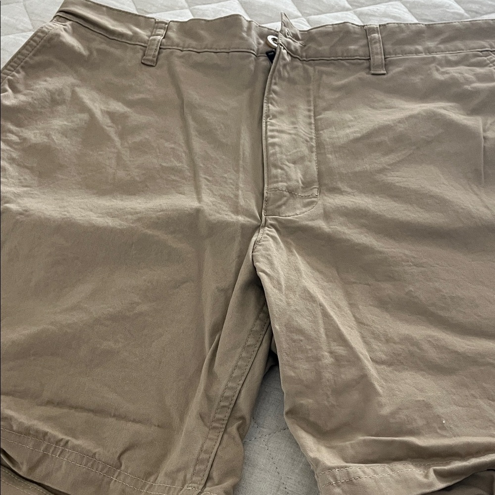 Mountain Khakis Men's Khaki Flat Front Shorts - Picture 2 of 5